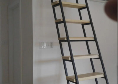 7ft Retractable Librarian Loft Ladder (retracted out)