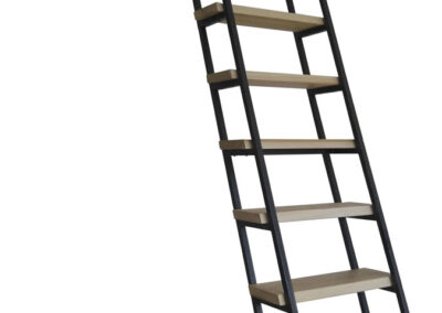 7ft Librarian Loft Ladder With Transparent Background (retracted out)