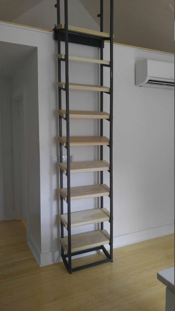7ft Retractable Librarian Loft Ladder (retracted in)