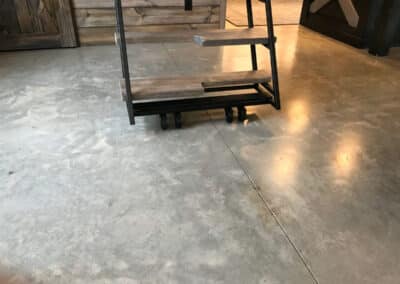 Close-Up of 8ft. Retractable Loft Ladder With Wide Stairs